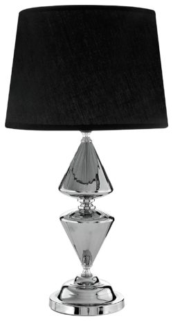Honor Glass & Metal - Table Lamp - Black